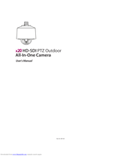 Speco x20 HD-SDI PTZ Outdoor User Manual