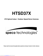 Speco HTSD37X Instruction Manual