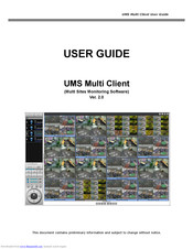 Speco UMS Multi Client Ver. 2.0 User Manual
