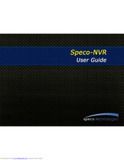 Speco Speco-NVR User Manual