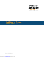 Amazon WebStore Training Manual