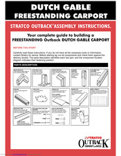 Stratco DUTCH GABLE Assembly Instructions Manual