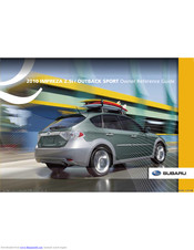 Subaru 2010 IMPREZA 2.5i Owner Reference Manual