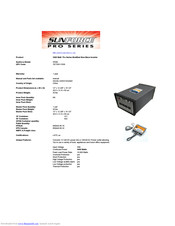 Sunforce PRO SERIES 11155 Manual