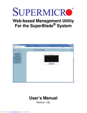 Supermicro Web-based Management Utility User Manual