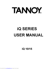 Tannoy Power Dual iQ 10 User Manual