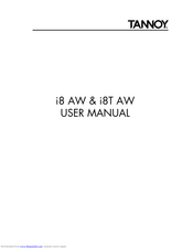 Tannoy i8 AW User Manual