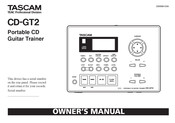 Tascam CD-GT2 Owner's Manual
