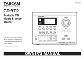 Tascam CD-VT2 Owner's Manual