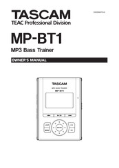 Tascam MP-BT1 Owner's Manual