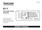 Tascam PT-7 Owner's Manual