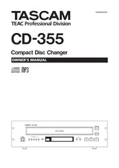 Tascam CD-355 Owner's Manual