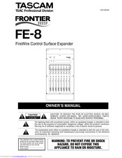 Tascam FE-8 Owner's Manual