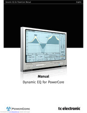 Tc Electronic Dynamic EQ Manual