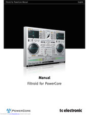 TC Electronic Filtroid Manual