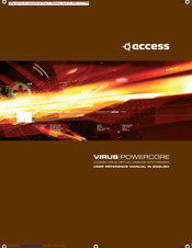 Access VIRUS|POWERCORE User's Reference Manual
