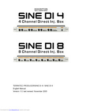 Terratec SINE DI 8 Manual