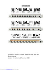 Terratec SINE SLM 82 Manual