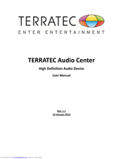 Terratec Audio Center User Manual