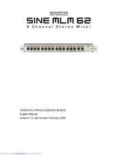 TerraTec SINE MLM 62 Manual