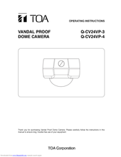 Toa Q-CV24VP-3 Operating Instructions Manual