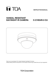 Toa C-CV854R-3 CU Instruction Manual
