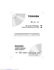 Toshiba BDX2250KC Owner's Manual