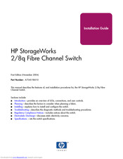 HP 2/8q Fibre Channel Installation Manual