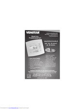Venstar T2900SCH Installation Instructions Manual