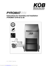 KOB KOB PYROMAT DYN Instructions For Assembly And Installation