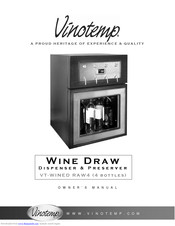 Vinotemp Wine Draw VT-WINED RAW4 Owner's Manual