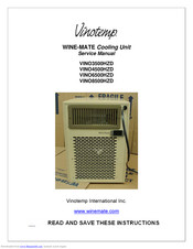 Vinotemp WINE-MATE VINO4500HZD Service Manual