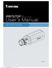 Vivotek IP8172 User Manual