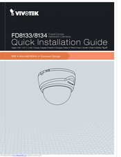 Vivotek FD8133 Quick Installation Manual