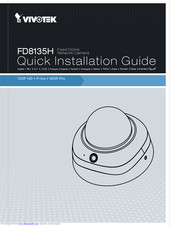 Vivotek FD8135H Quick Installation Manual