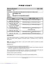 PREVOST PNEUMATIC SYSTEM IMPROVEMENT Service Bulletin