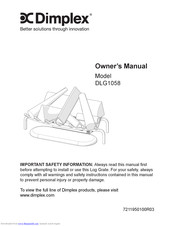 Dimplex DLG1058 Manuals | ManualsLib