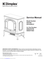 Dimplex DS7425DLX Service Manual