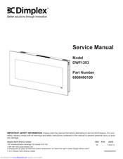 Dimplex DWF-1326 Service Manual