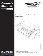 Dimplex PowerChef CBQ-120-MAN Owner's Manual