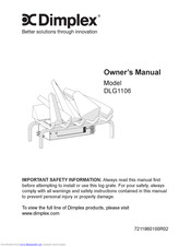 Dimplex DLG1106 Owner's Manual