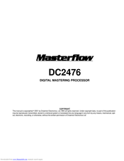 Drawmer Masterflow DC2476 Operator's Manual