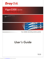 Draytek Vigor3300 Series User Manual