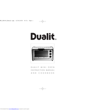 Dualit Mini Oven Instruction Manual And Cookbook