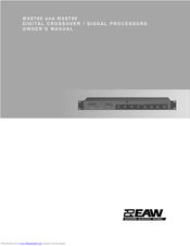 EAW MX8750 Owner's Manual