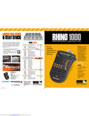 Dymo Rhino 1000 Brochure