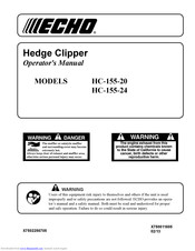 Echo HC-155-24 Operator's Manual