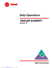 Trane TRACER SUMMIT BMTX-SVU01B-EN Daily Operations
