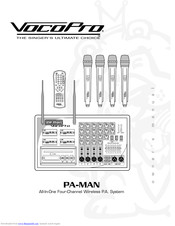 VocoPro PA-MAN Owner's Manual