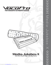 VocoPro MEDIA-JUKEBOX-X Owner's Manual